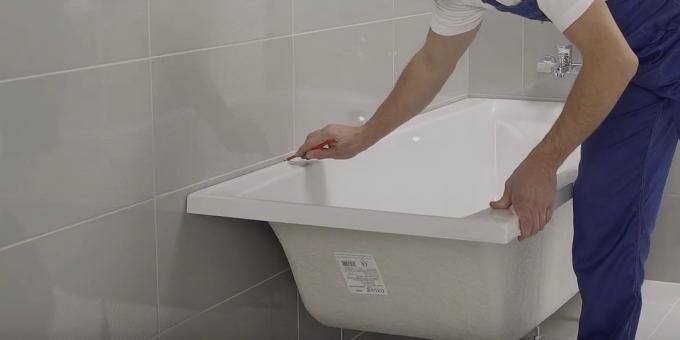 Инсталирање купатило са рукама: Пробајте и подесите купање