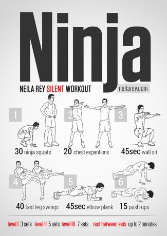 ninja Вежбање