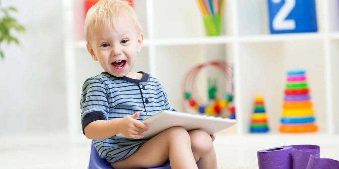 Како научити дете на пот: Хеад ВЦ играчке или књиге