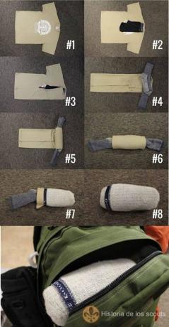 Како склопити панталоне и чарапе