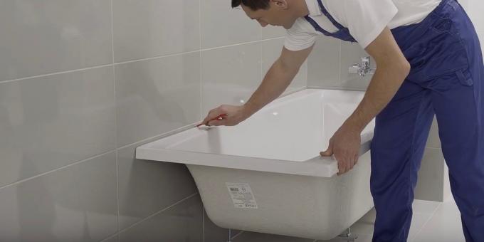 Инсталирање купатило са рукама: Пробајте и подесите купање