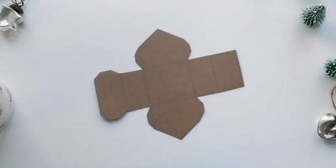 Адвент Цалендар својим рукама: Штампа на картонске куће шаблона. Изрезати детаље кола.