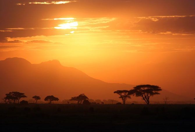 Залазак сунца у Танзанији