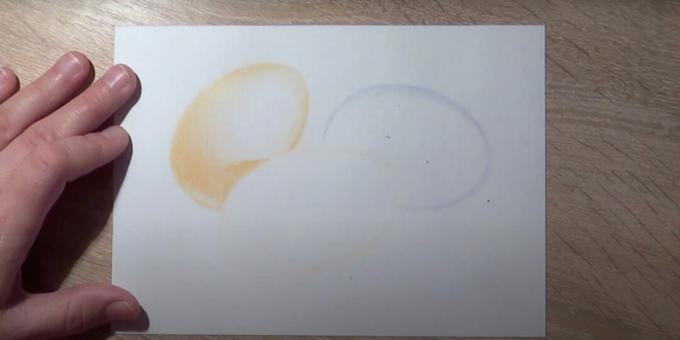 Ускршњи цртежи: осенчите јаје лево